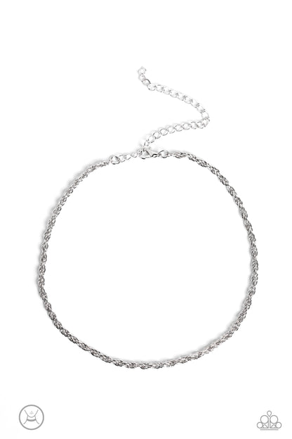 Glimmer of ROPE Silver Necklace - Jewelry by Bretta