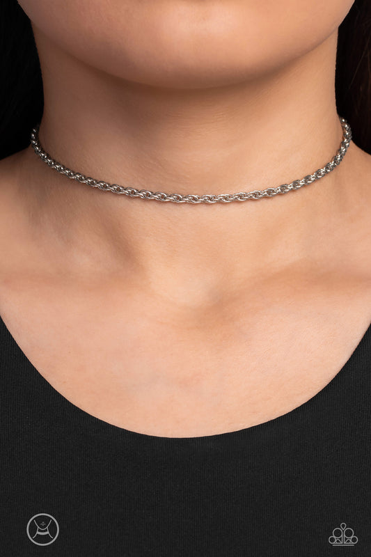Glimmer of ROPE Silver Necklace - Jewelry by Bretta