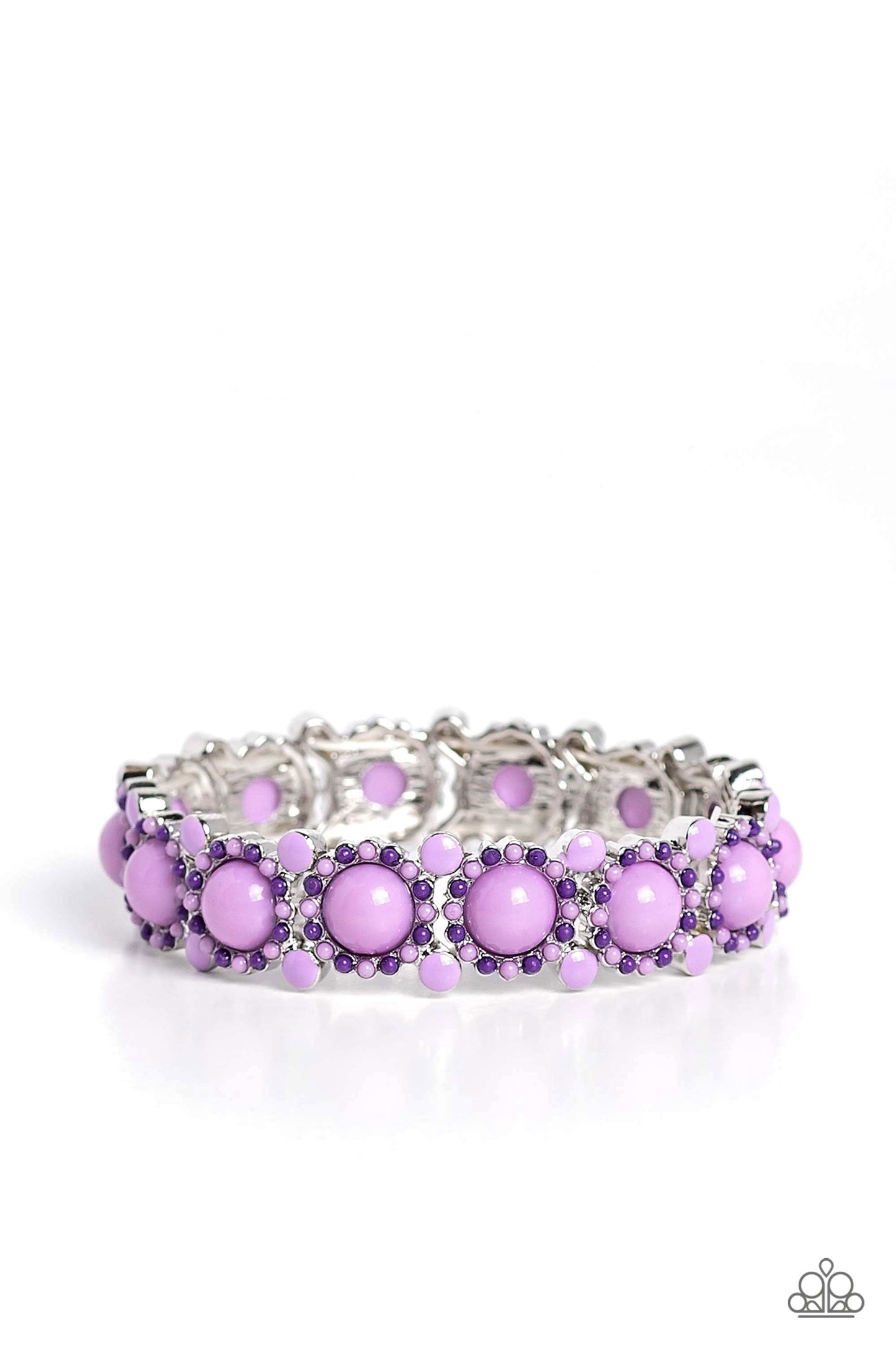 Pop Art Party Purple Bracelet - Jewelry by Bretta