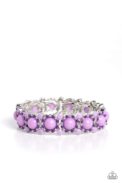 Pop Art Party Purple Bracelet - Jewelry by Bretta