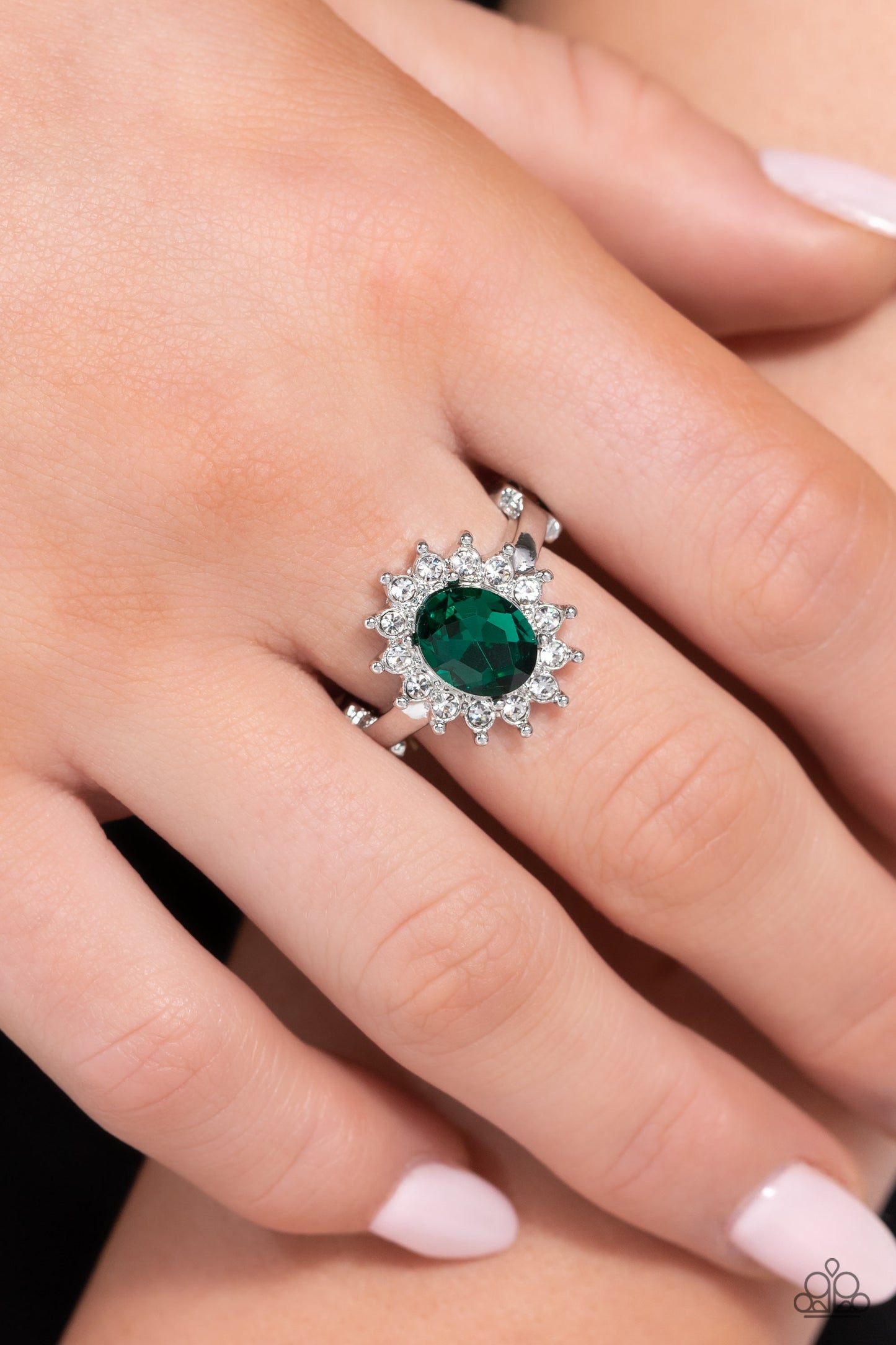 Red Carpet Reveal Green Ring Jewelry by Bretta