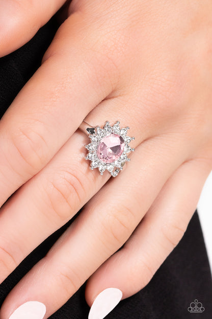 Red Carpet Reveal Pink Ring - Jewelry by Bretta