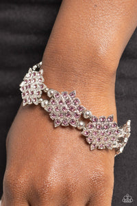 Scintillating Snowflakes Purple Bracelet - Jewelry by Bretta