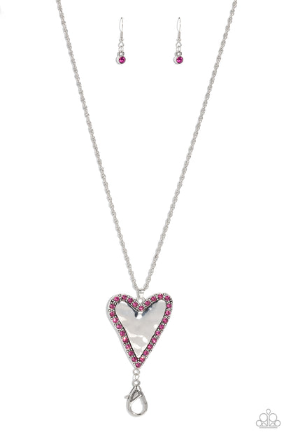 Radiant Romeo Pink Necklace - Jewelry by Bretta