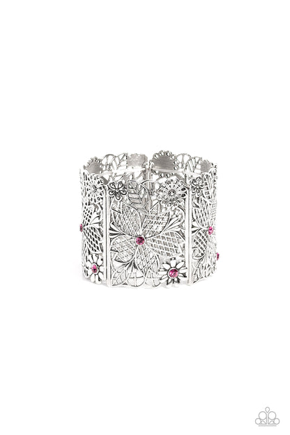 Garden City Pink Bracelet - Jewelry by Bretta