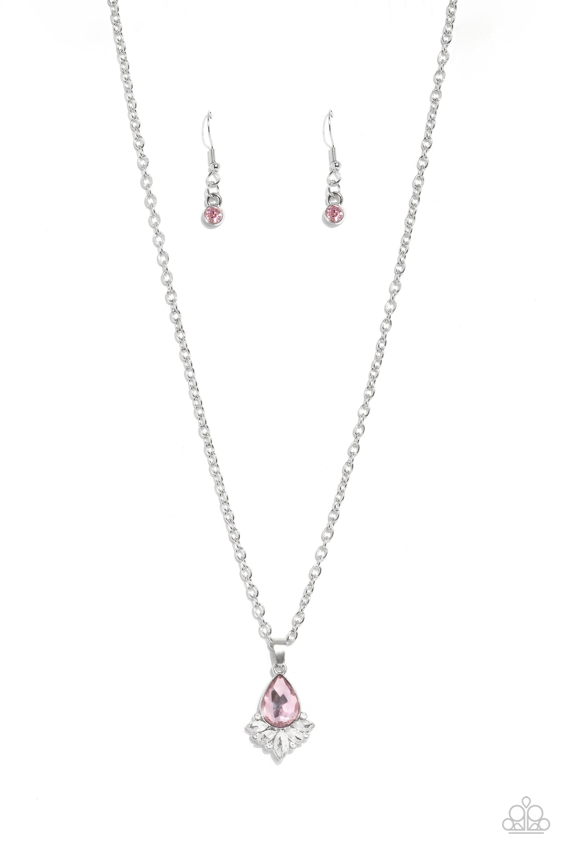 Fancy Fringe Pink Necklace - Jewelry by Bretta