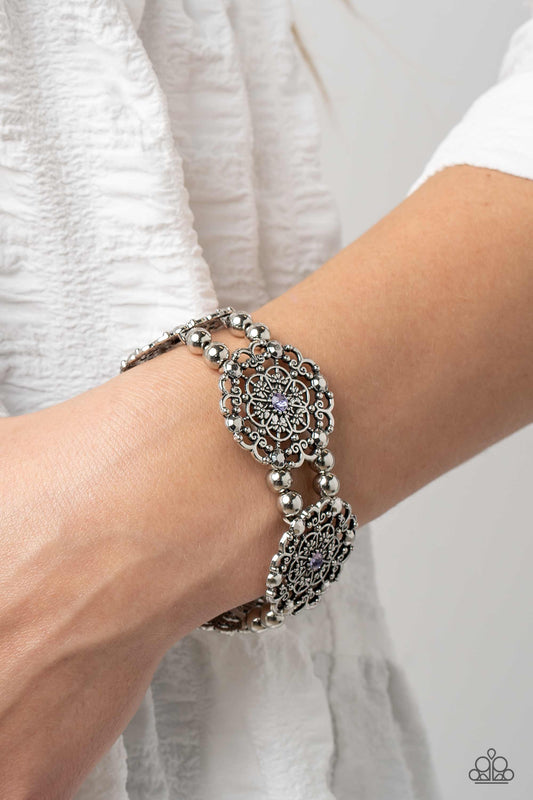 Ornamental Occasion Purple Bracelet - Jewelry by Bretta
