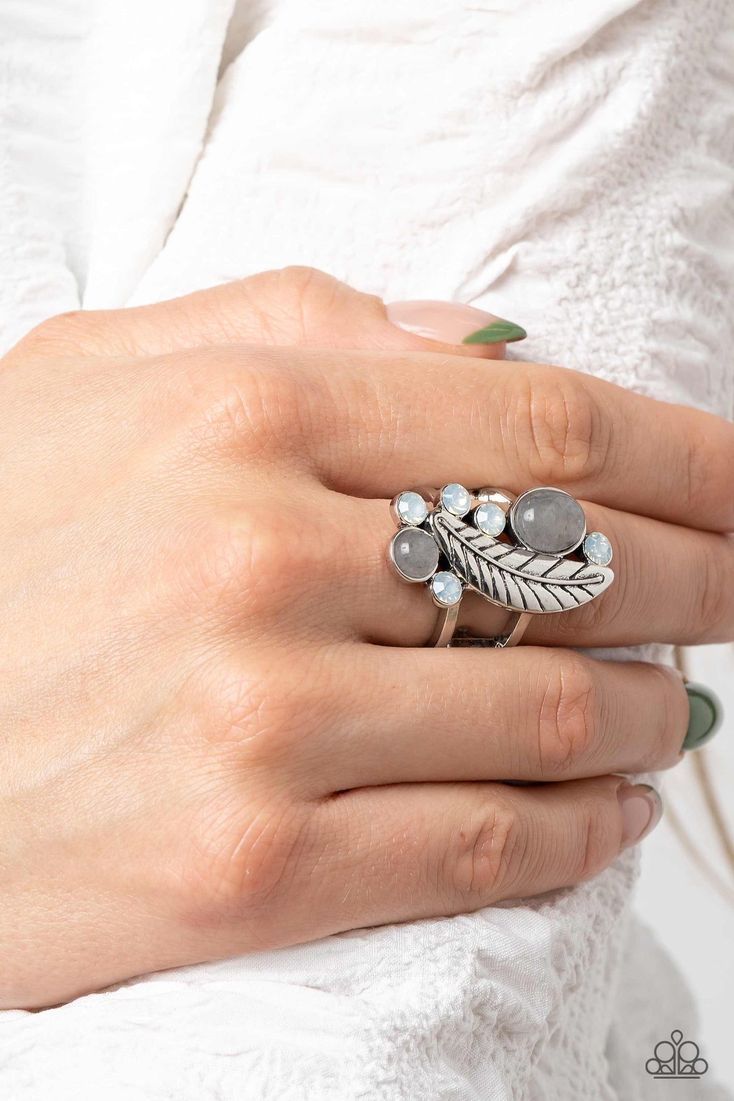 Off To FEATHER-land Silver Ring - Jewelry by Bretta