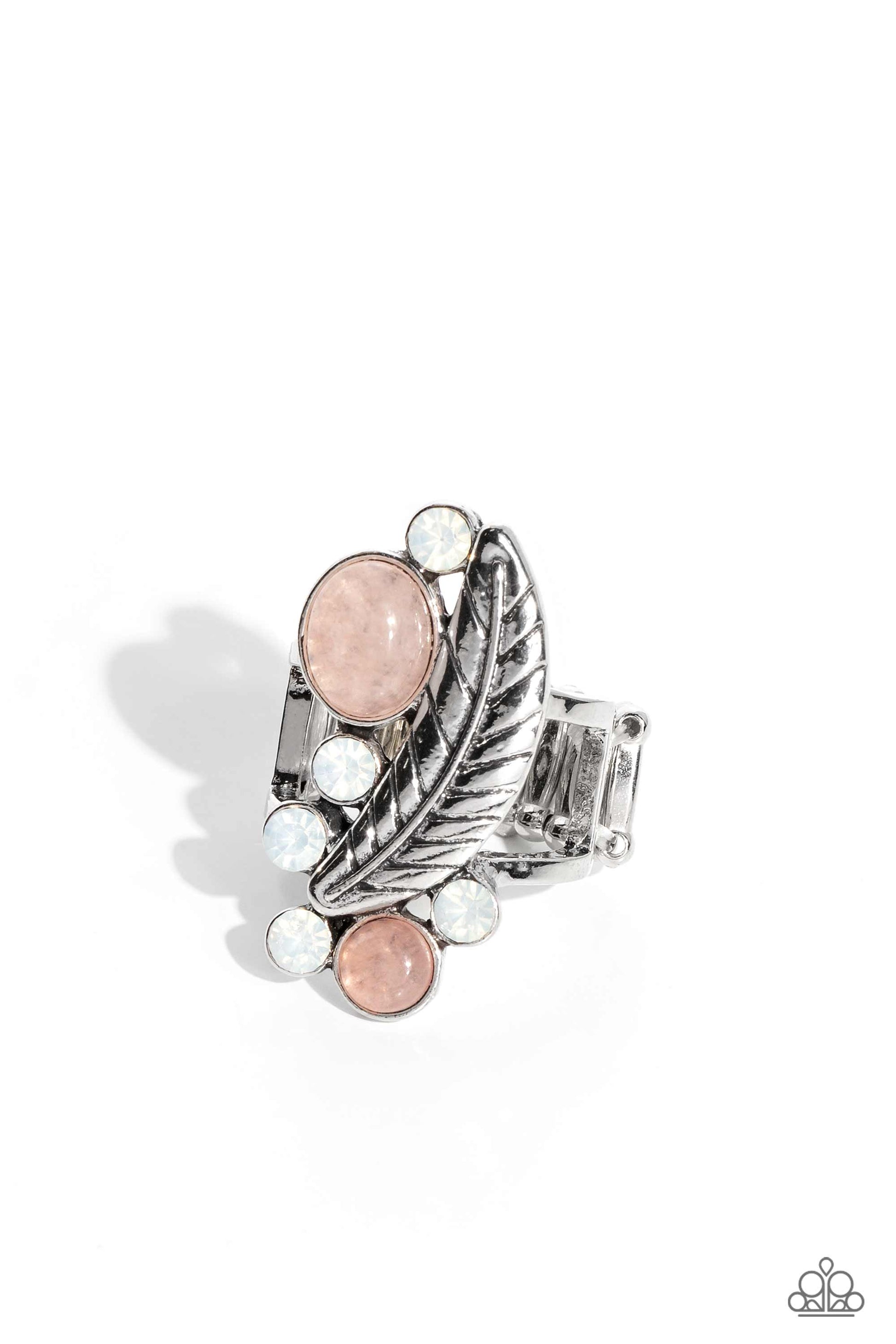 Off To FEATHER-land Pink Ring - Jewelry by Bretta