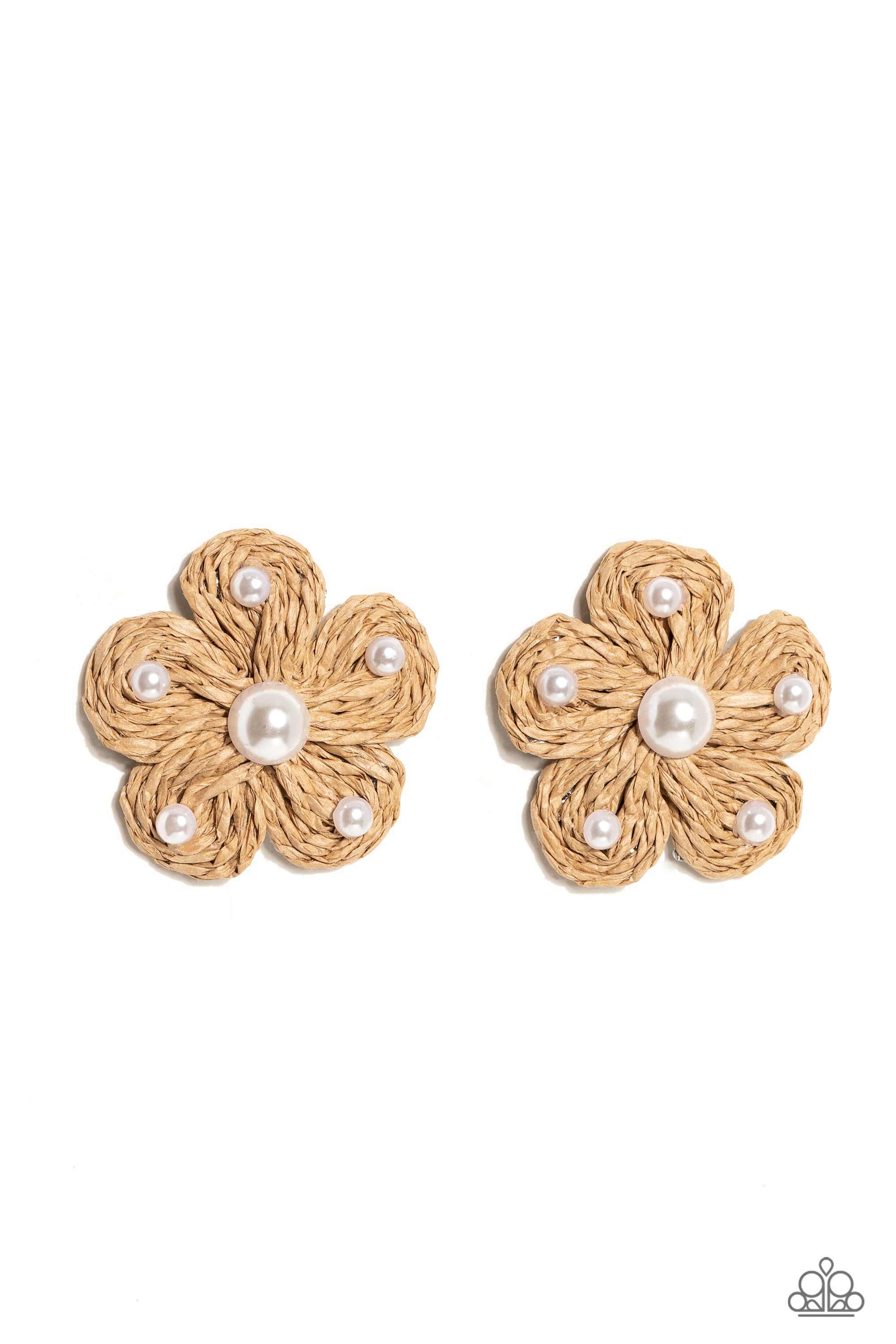Permanent Vacation Brown Earrings - Jewelry by Bretta