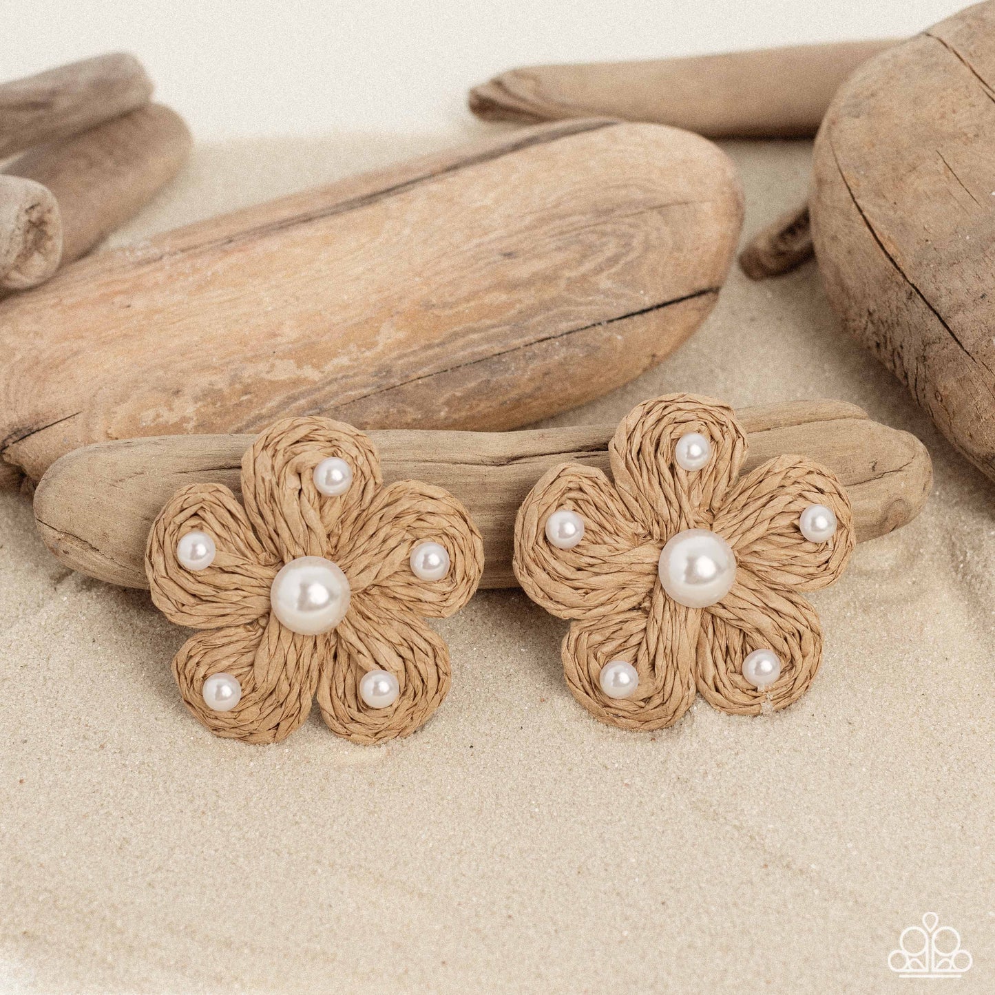 Permanent Vacation Brown Earrings - Jewelry by Bretta