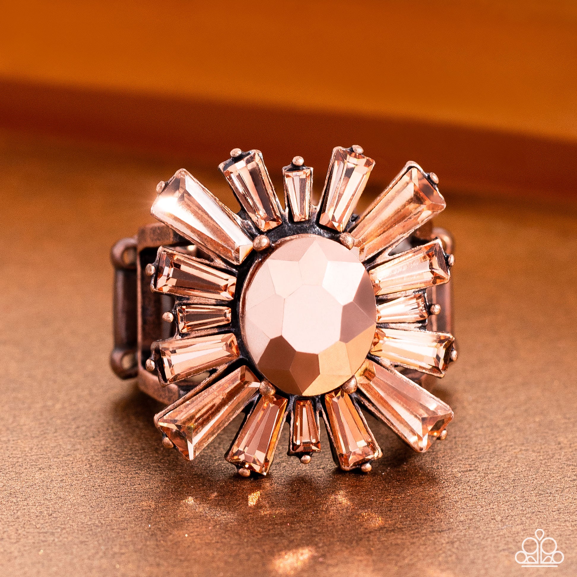 Starburst Season Copper Ring - Jewelry by Bretta