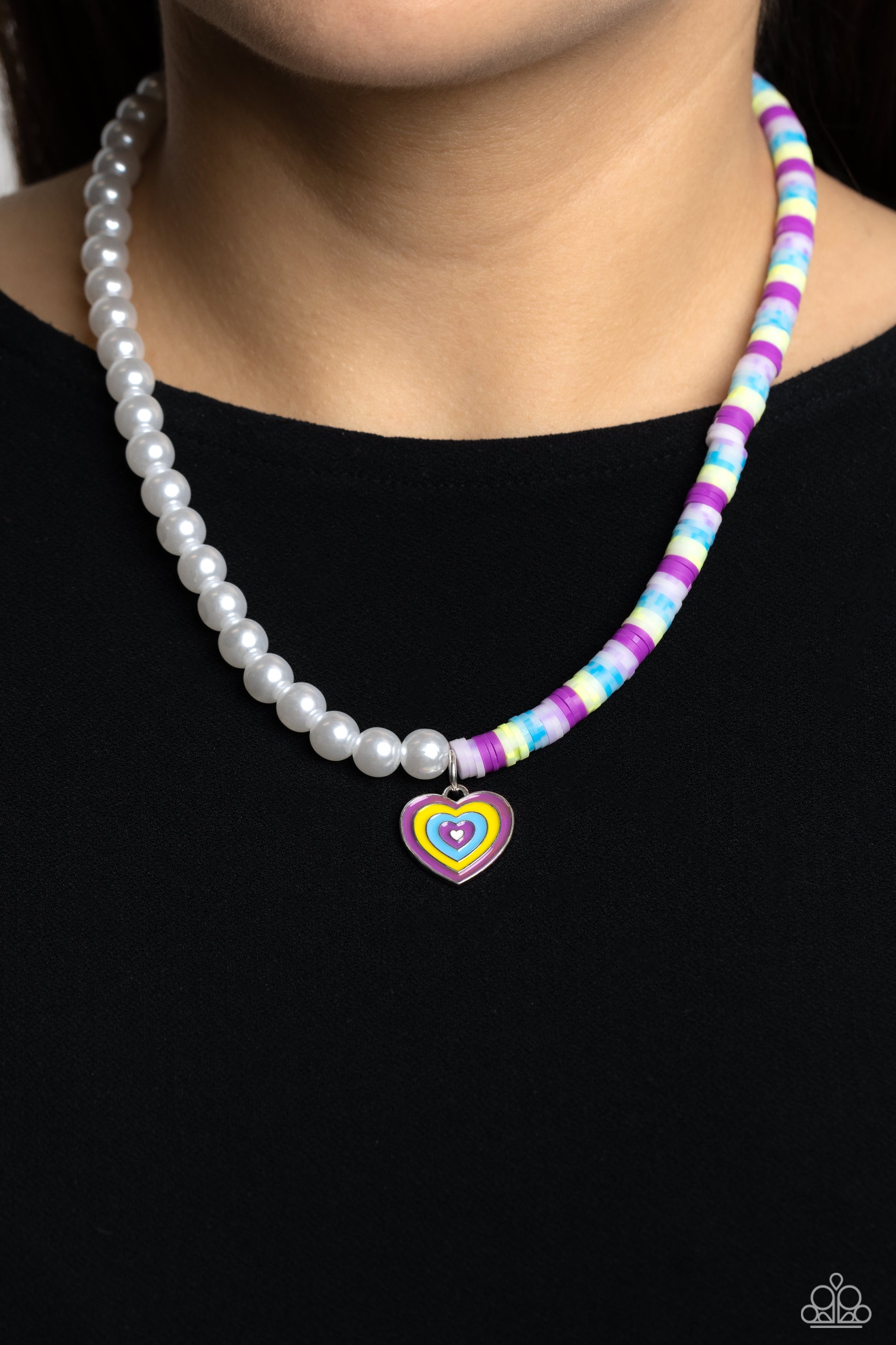 Precise Psychedelic Purple Necklace - Jewelry by Bretta