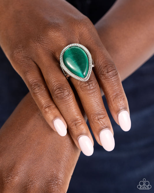 The Rain in MAINE Green Ring - Jewelry by Bretta