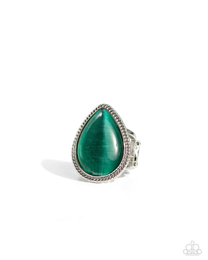 The Rain in MAINE Green Ring - Jewelry by Bretta