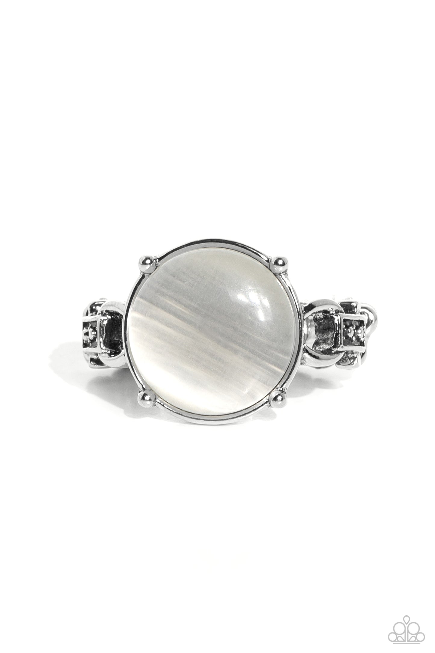 Upper Class Uniform White Ring - Jewelry by Bretta