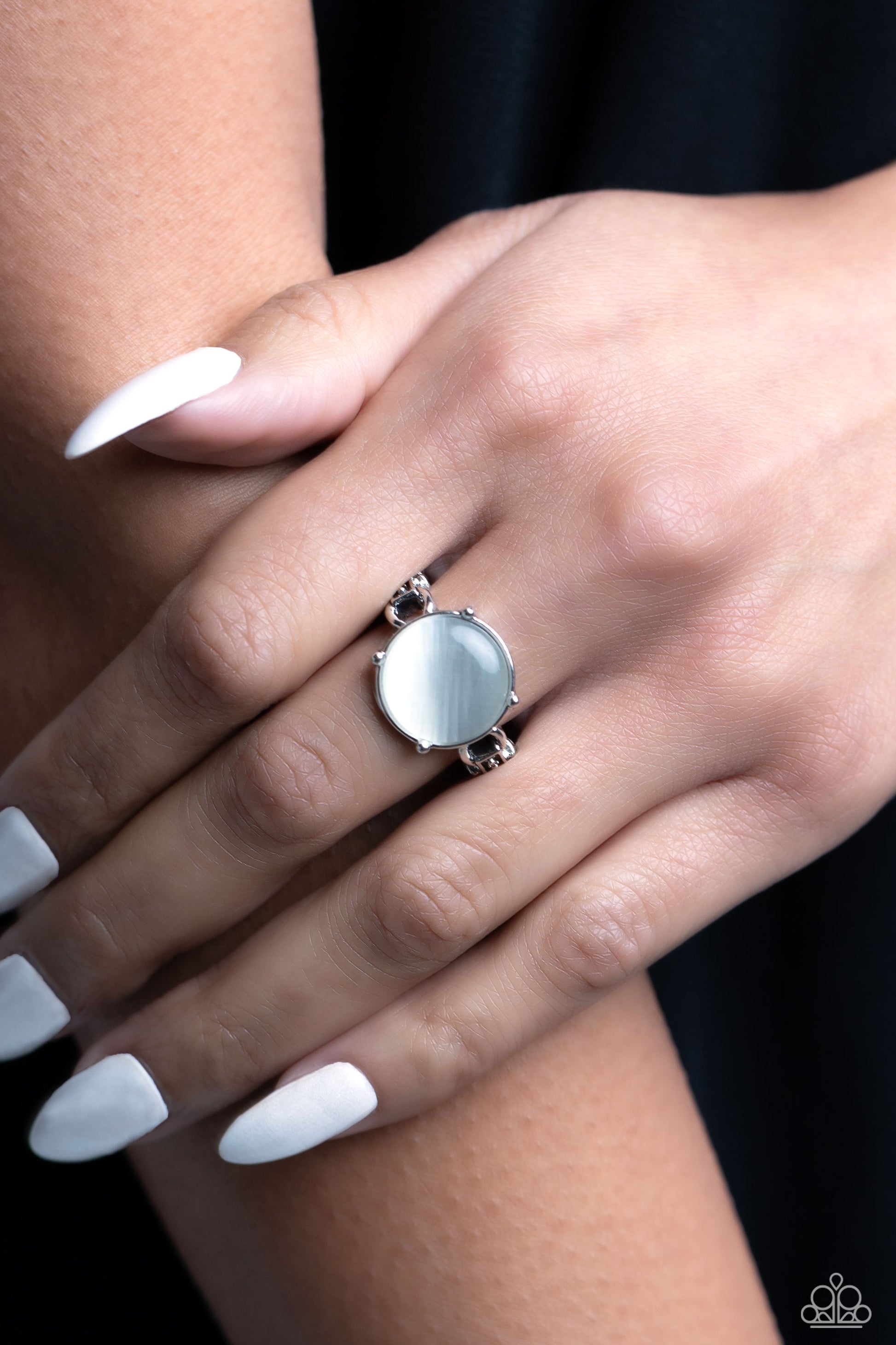 Upper Class Uniform White Ring - Jewelry by Bretta