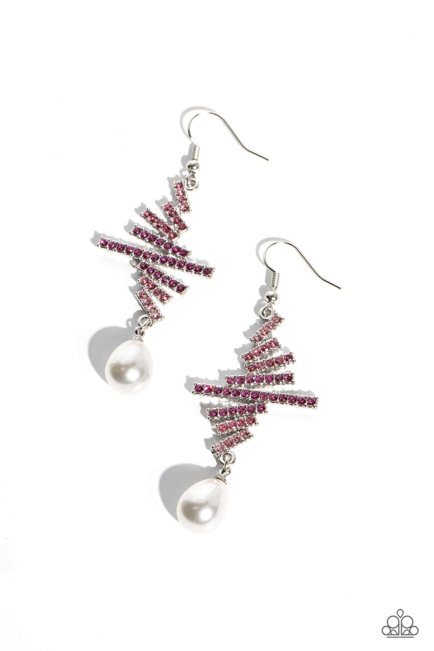 Timeless Tapestry Pink Earrings  - Jewelry by Bretta