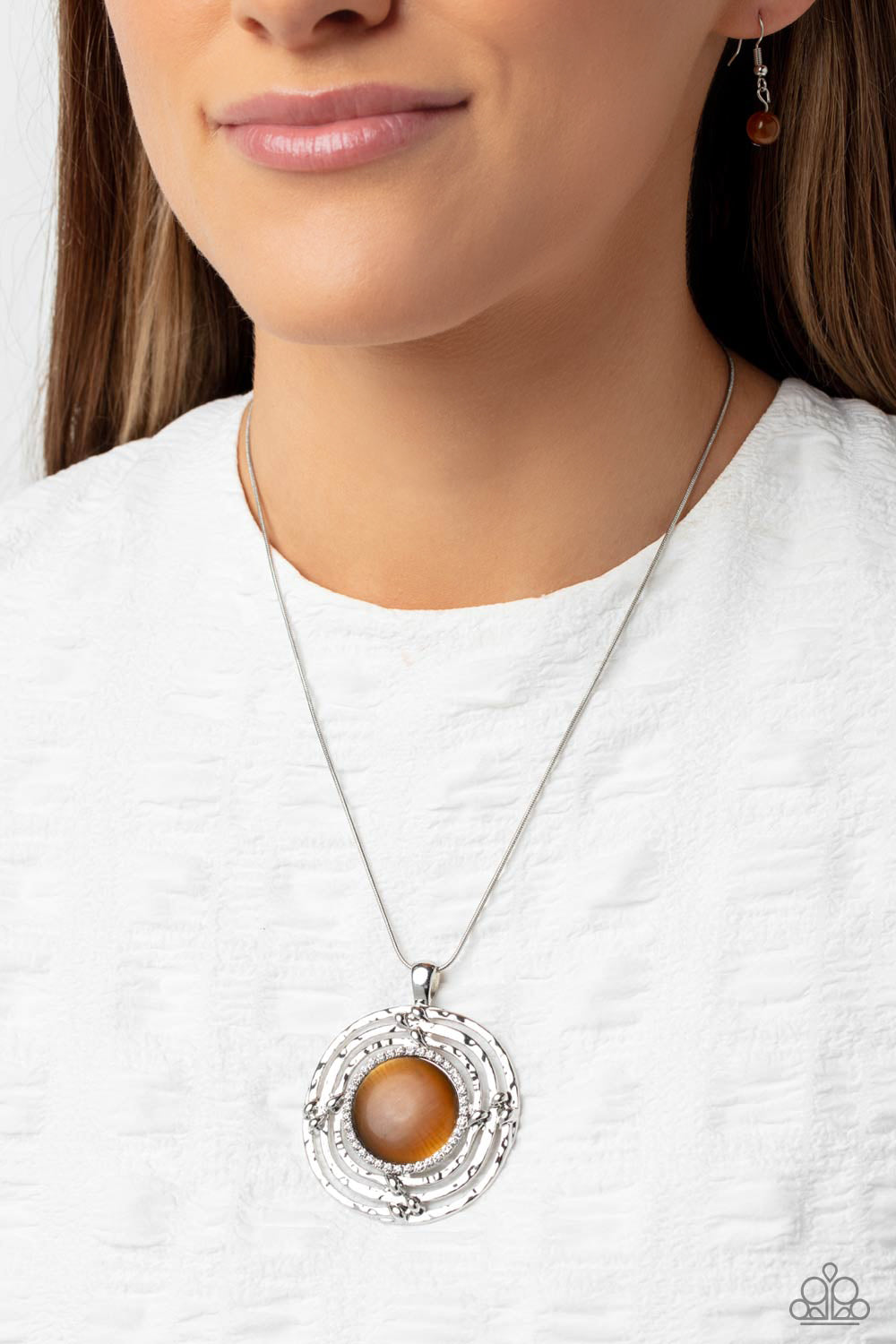 Maze STUNNER Brown Necklace - Jewelry by Bretta