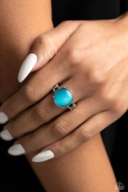 Upper Class Uniform Blue Ring - Jewelry by Bretta