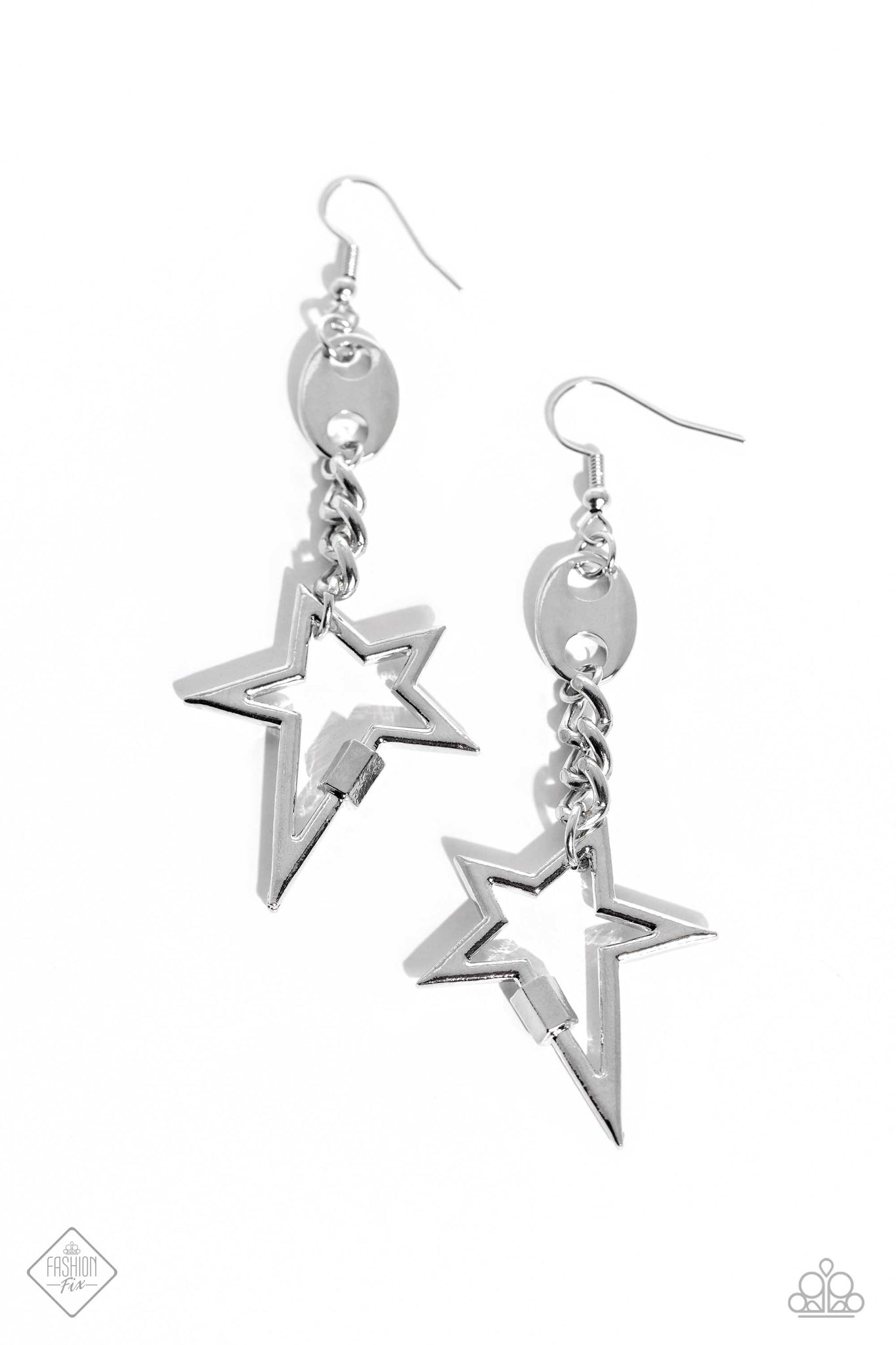Iconic Impression Silver Earrings - Jewelry by Bretta