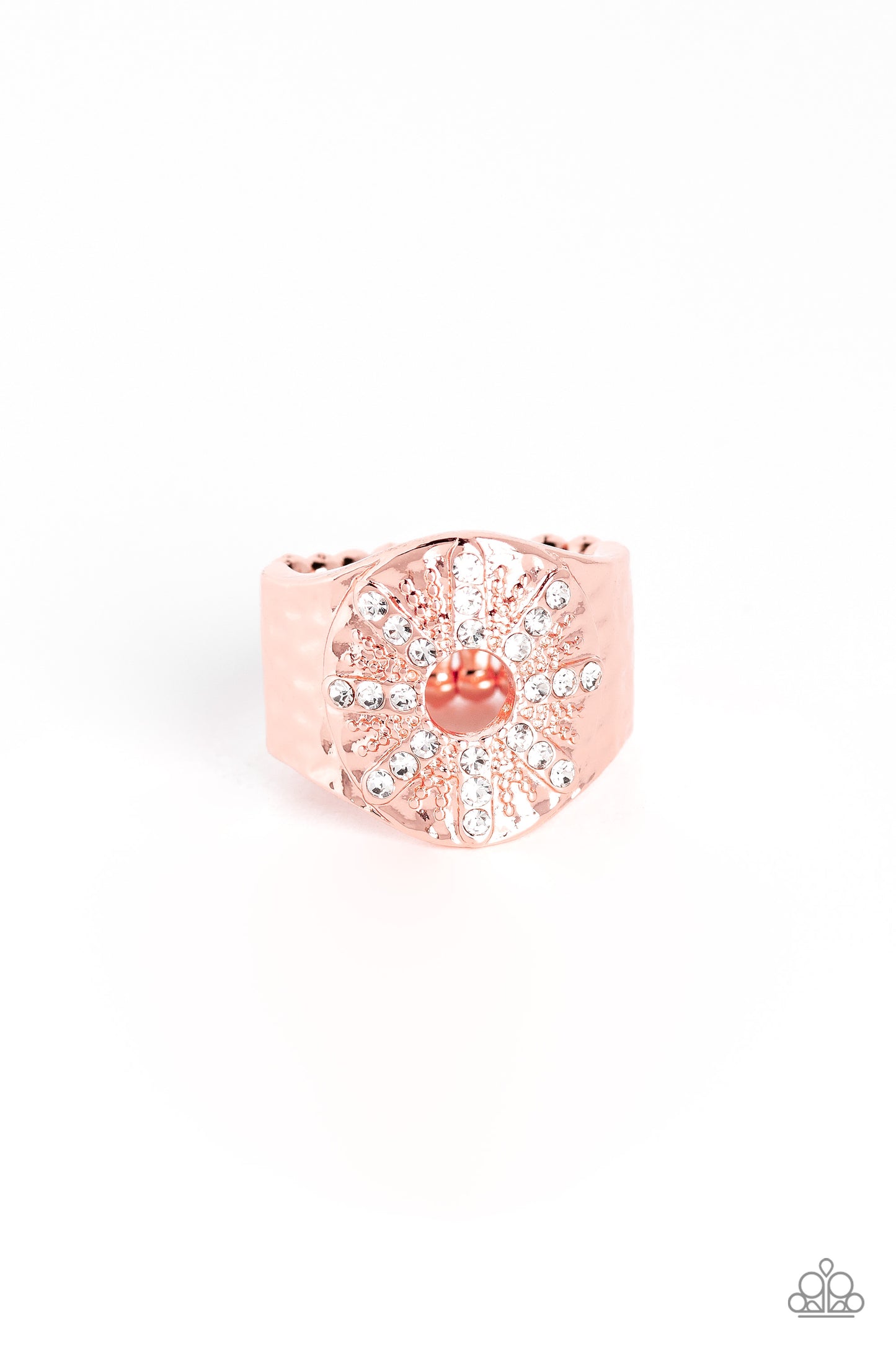 Stylish Sunbeams Copper Ring - Jewelry by Bretta