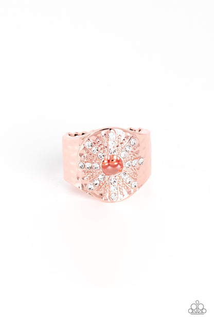 Stylish Sunbeams Copper Ring - Jewelry by Bretta
