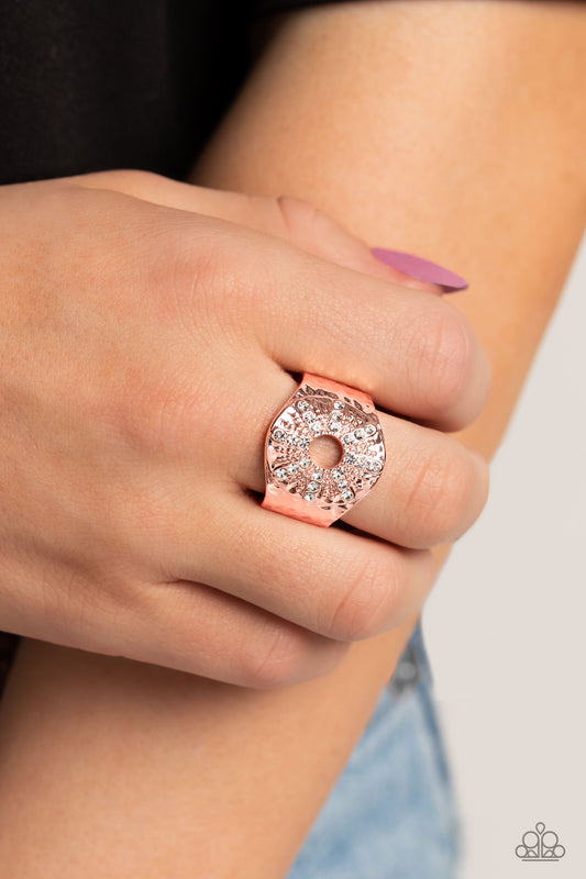 Stylish Sunbeams Copper Ring - Jewelry by Bretta