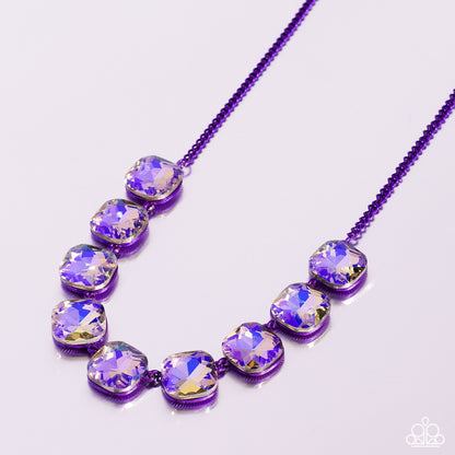 Combustible Command Purple Necklace - Jewelry by Bretta