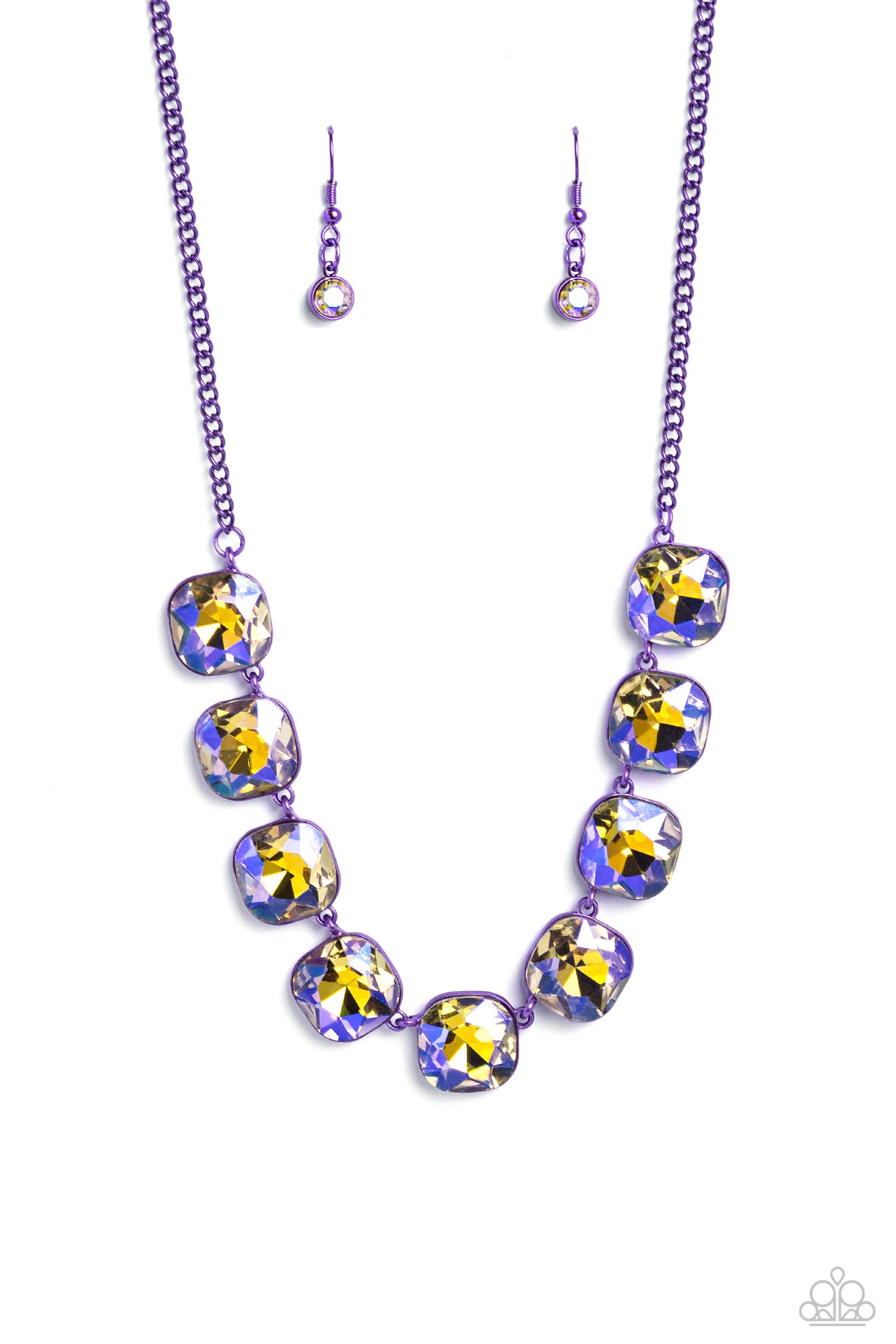 Combustible Command Purple Necklace - Jewelry by Bretta