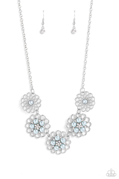 Mandala Mosaic Blue Necklace - Jewelry by Bretta
