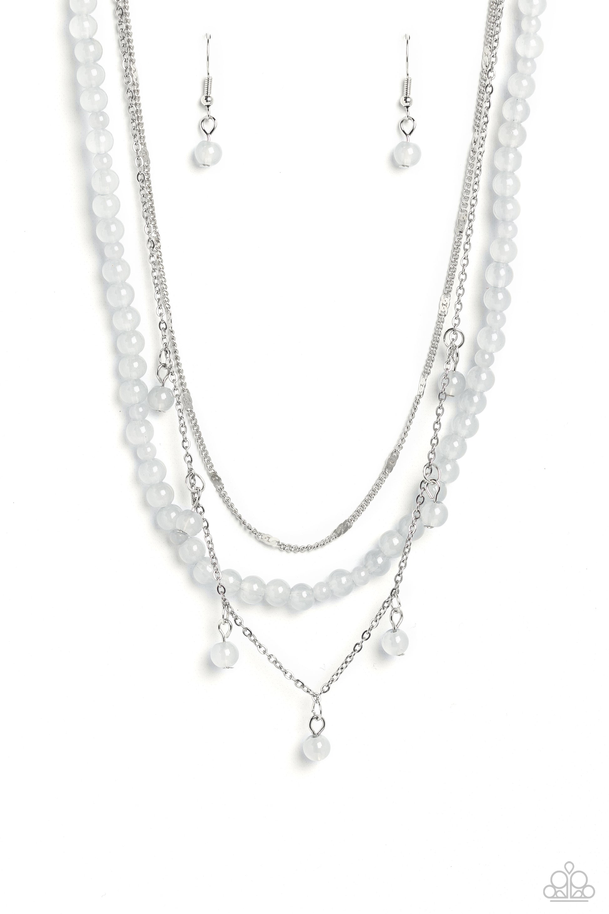 BEAD All About It Silver Necklace - Jewelry by Bretta