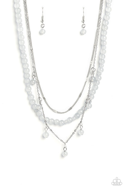 BEAD All About It Silver Necklace - Jewelry by Bretta