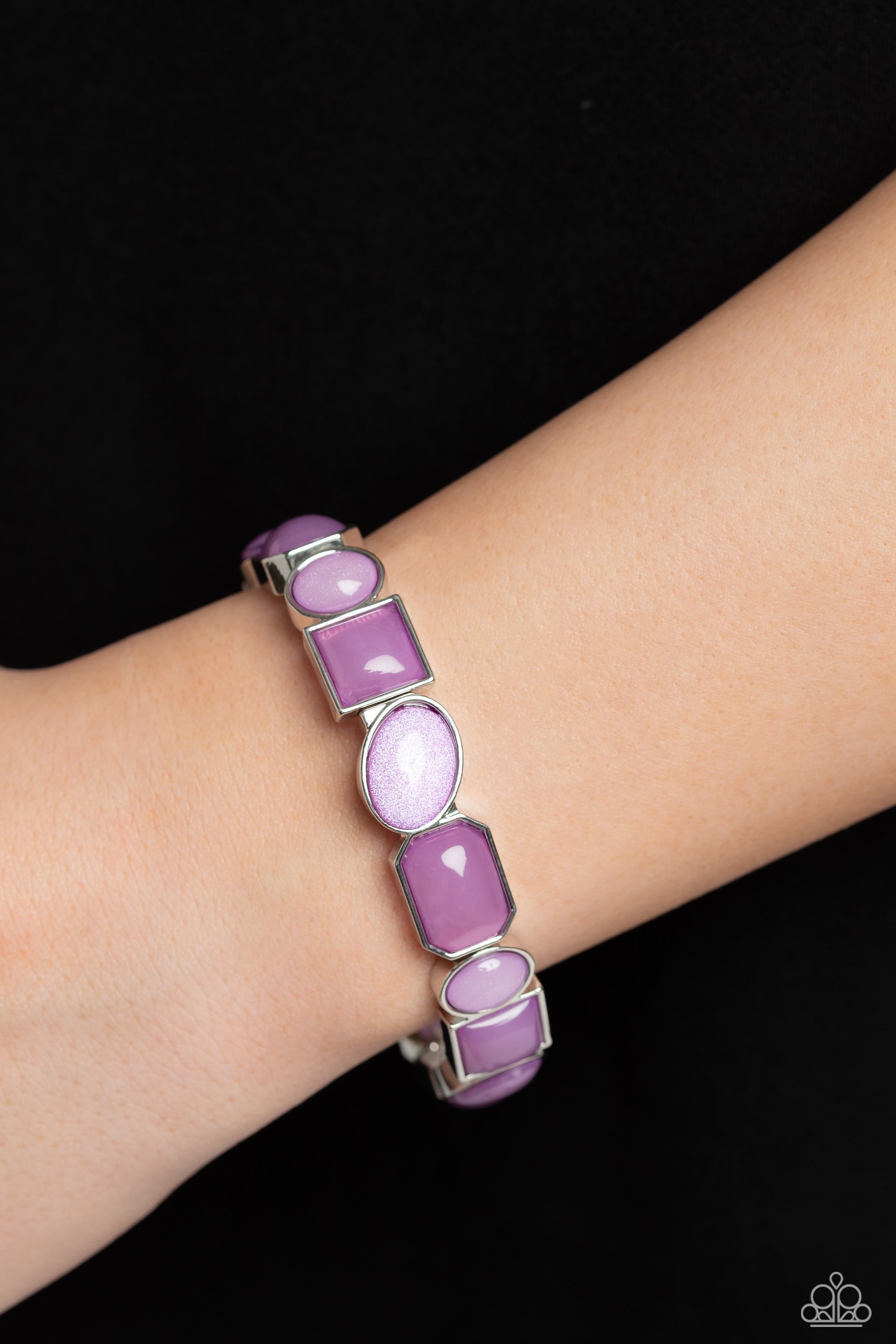 Giving Geometrics Purple Bracelet - Jewelry by Bretta