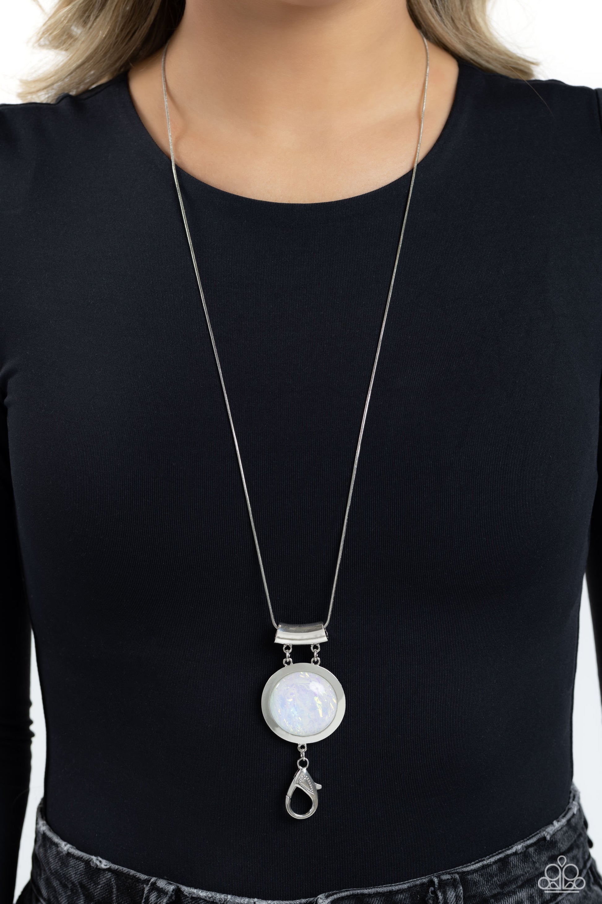 Starlight Starbright White Necklace - Jewelry by Bretta