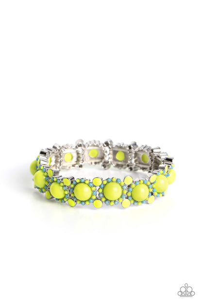 Pop Art Party Green Bracelet - Jewelry by Bretta