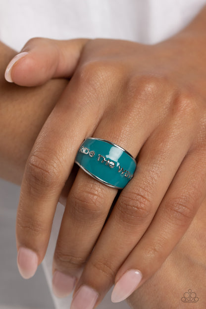 West Coast Waves Blue Ring - Jewelry by Bretta