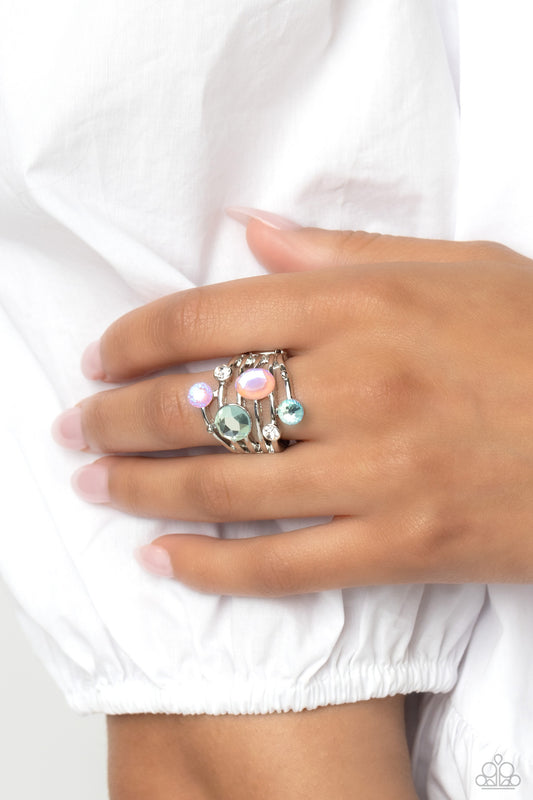 Timeless Trickle Blue Ring - Jewelry by Bretta