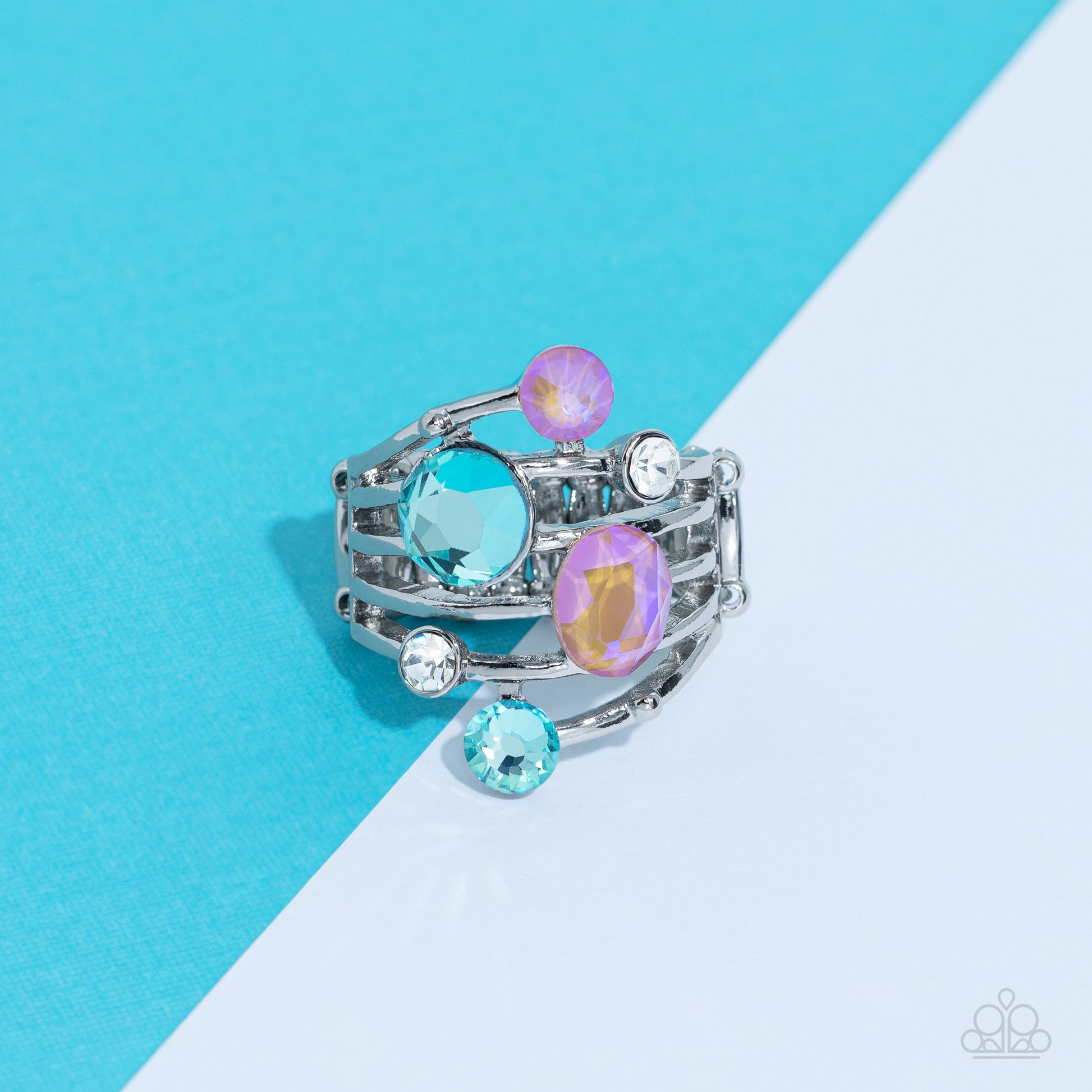 Timeless Trickle Blue Ring - Jewelry by Bretta