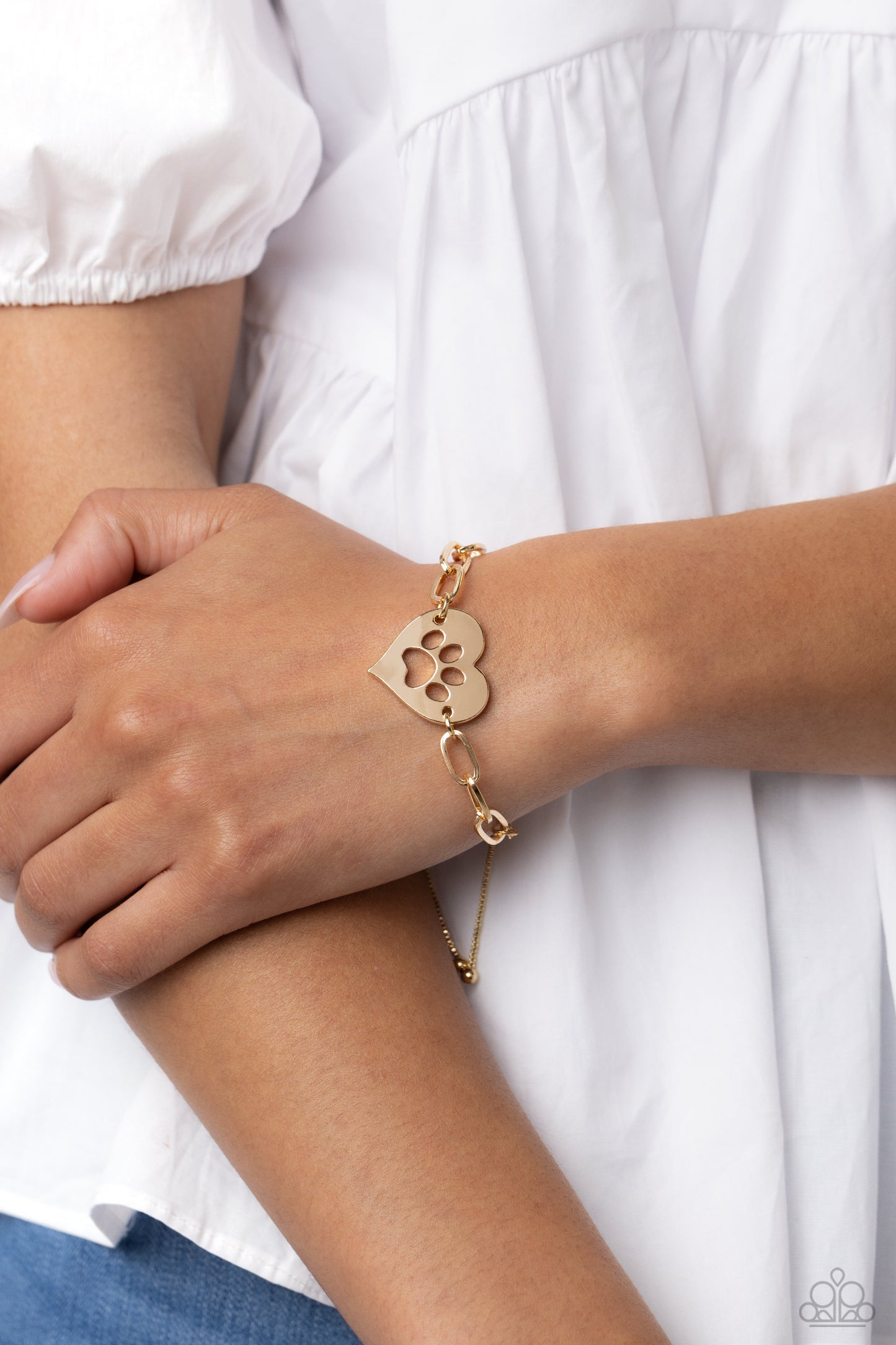 PAW-sitively Perfect Gold Bracelet - Jewelry by Bretta