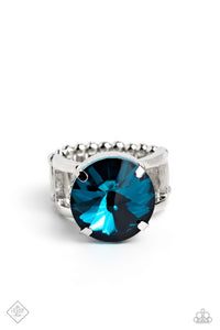 Pronged Powerhouse Blue Ring - Jewelry by Bretta