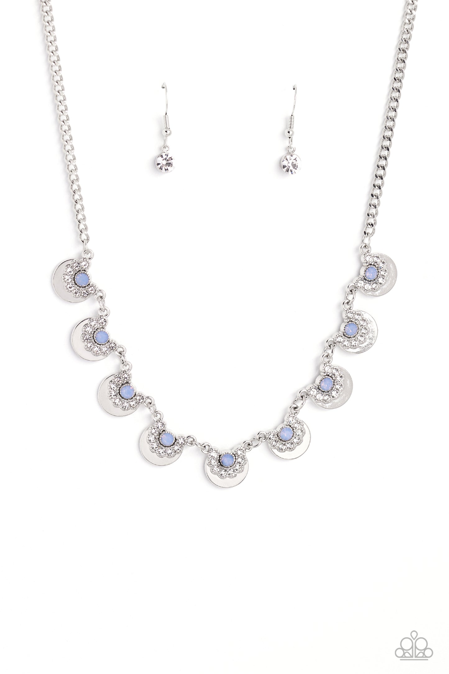 Grandiose Grace Blue Necklace  - Jewelry by Bretta