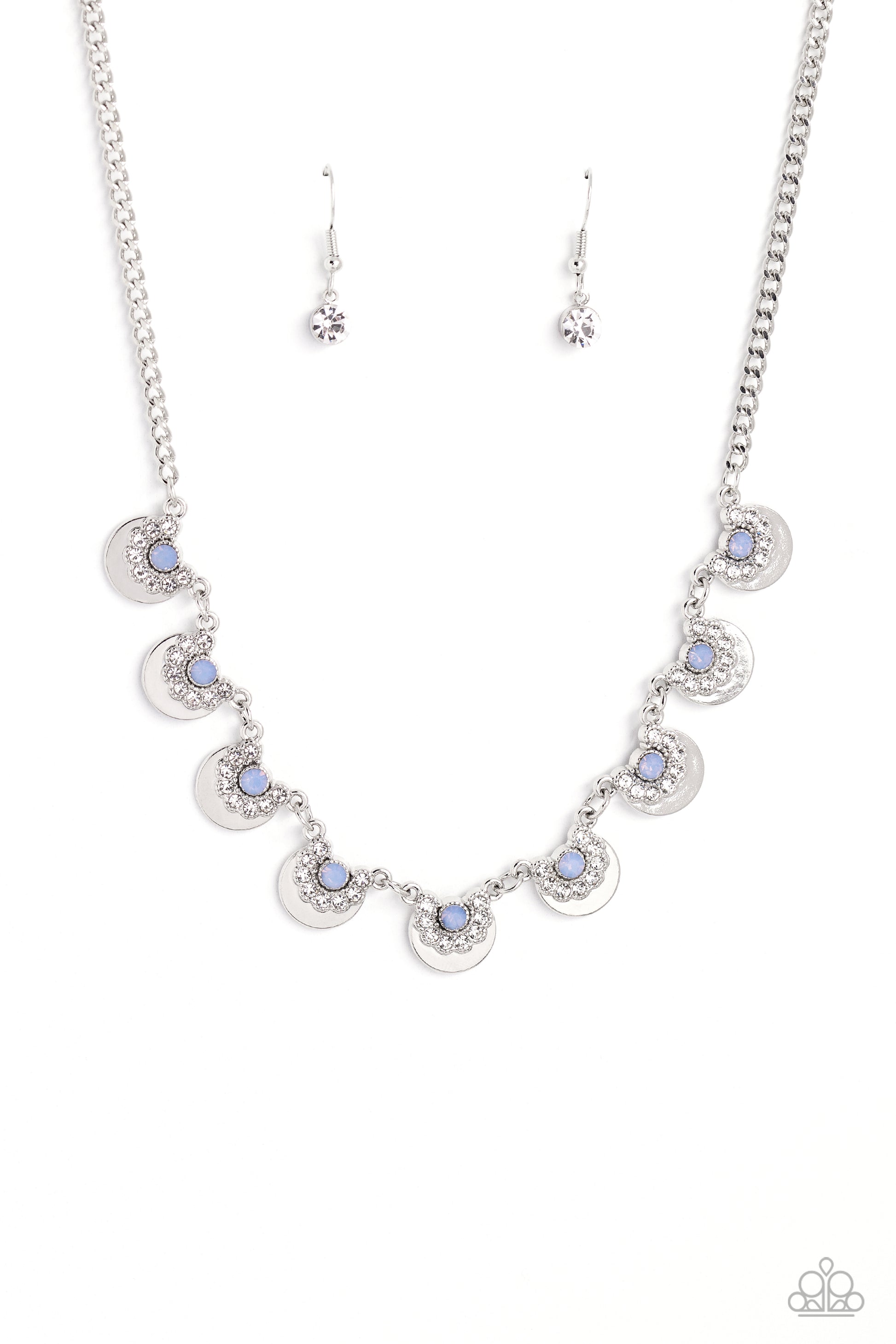 Grandiose Grace Blue Necklace  - Jewelry by Bretta