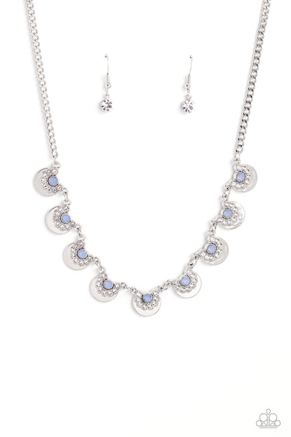 Grandiose Grace Blue Necklace  - Jewelry by Bretta