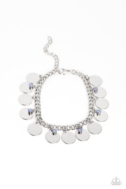 Dreamy Discs Blue Bracelet  - Jewelry by Bretta