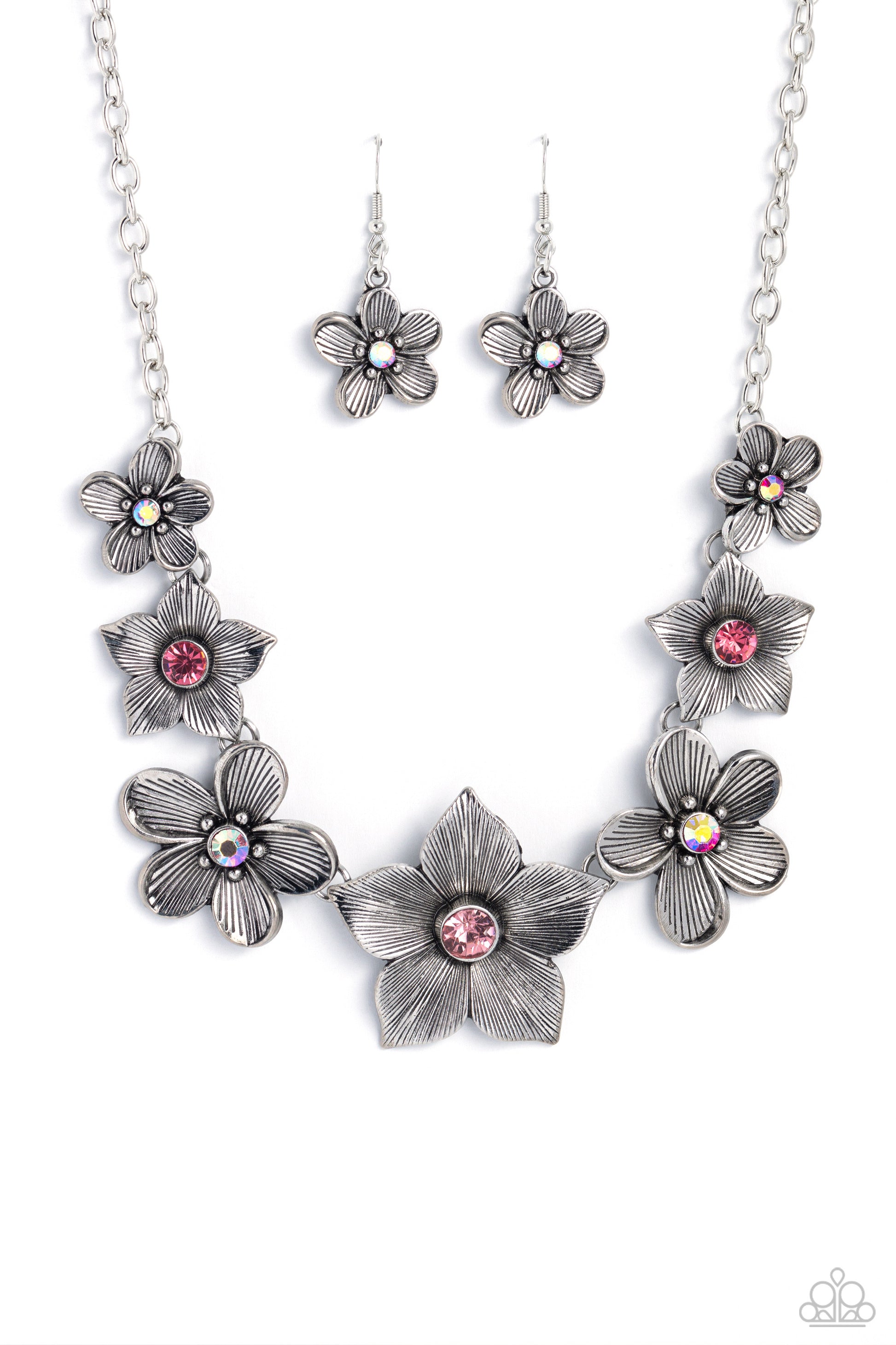 Free FLORAL Pink Necklace - Jewelry  by Bretta