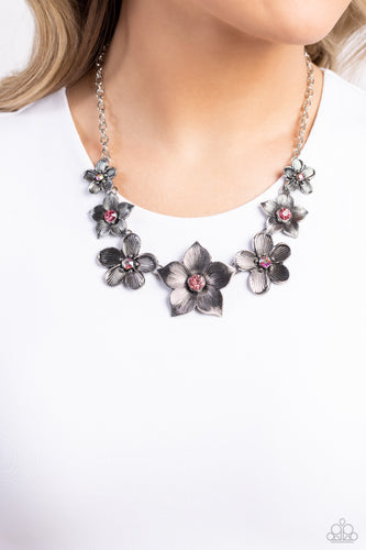 Free FLORAL Pink Necklace - Jewelry  by Bretta