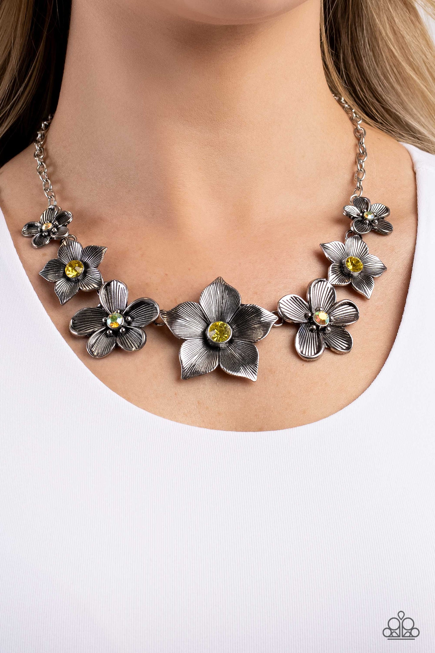 Free FLORAL Yellow Necklace - Jewelry by Bretta