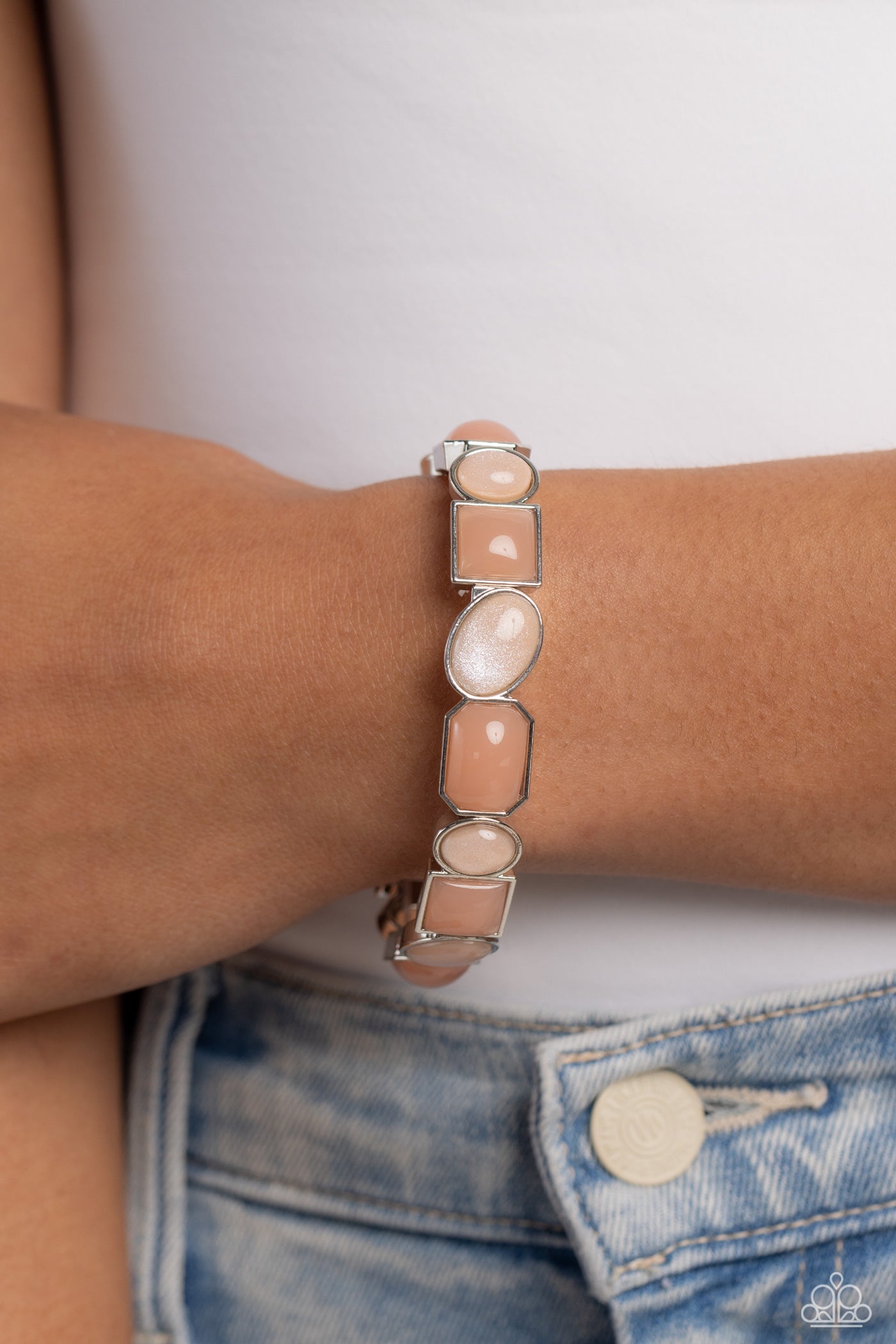 Giving Geometrics Orange Bracelet - Jewelry by Bretta