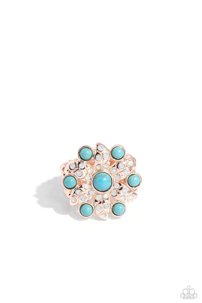 Flower of Life Rose Gold Ring - Jewelry by Bretta